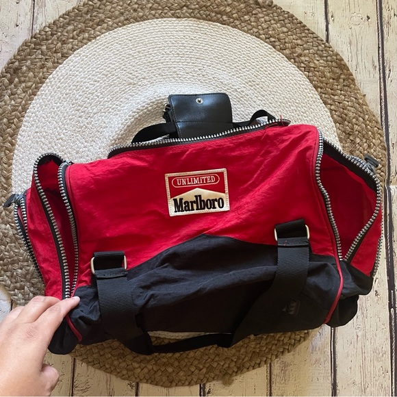 Marlboro Bags Vintage Marlboro Red Duffle Bag 9s Poshmark